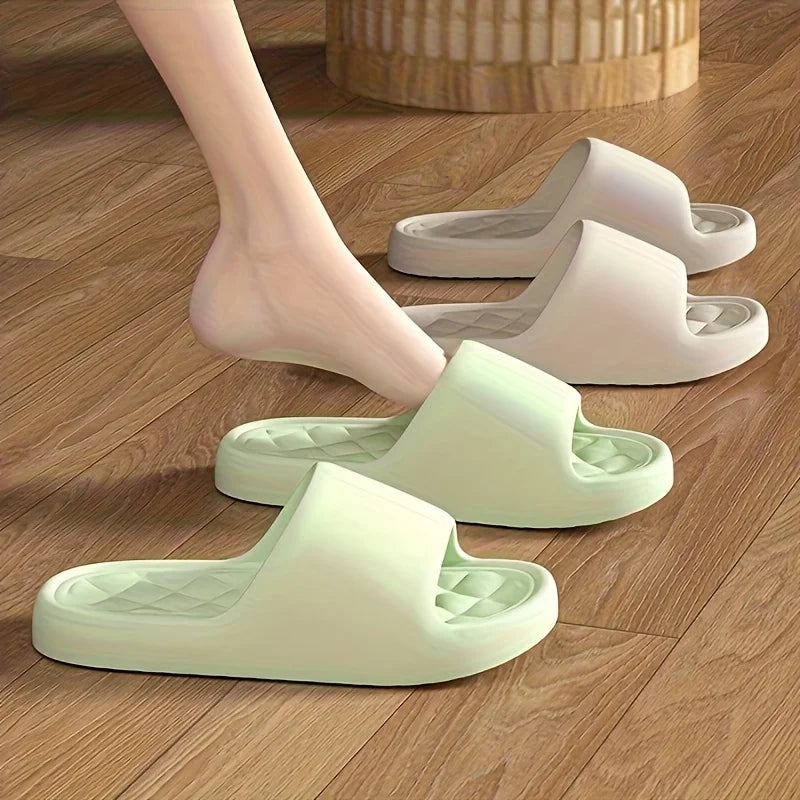 Indoor Outdoor EVA Hausschuhe Leise rutschfeste Badesandalen für Zuhause verschleißfest Anti-Rutsch für Herren und Damen Sommer Kühlschuh