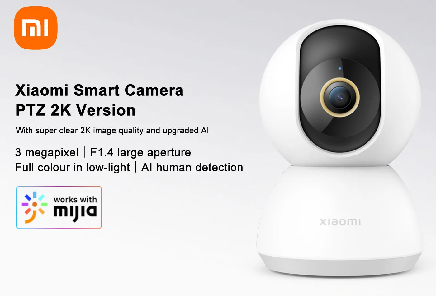 Original Xiaomi Smart Camera 2K 1296P HD 360° Angle Indoor Baby Security Monitor WIFI Night Webcam Video IP Camera Mi Smart Home - Shoppiline
