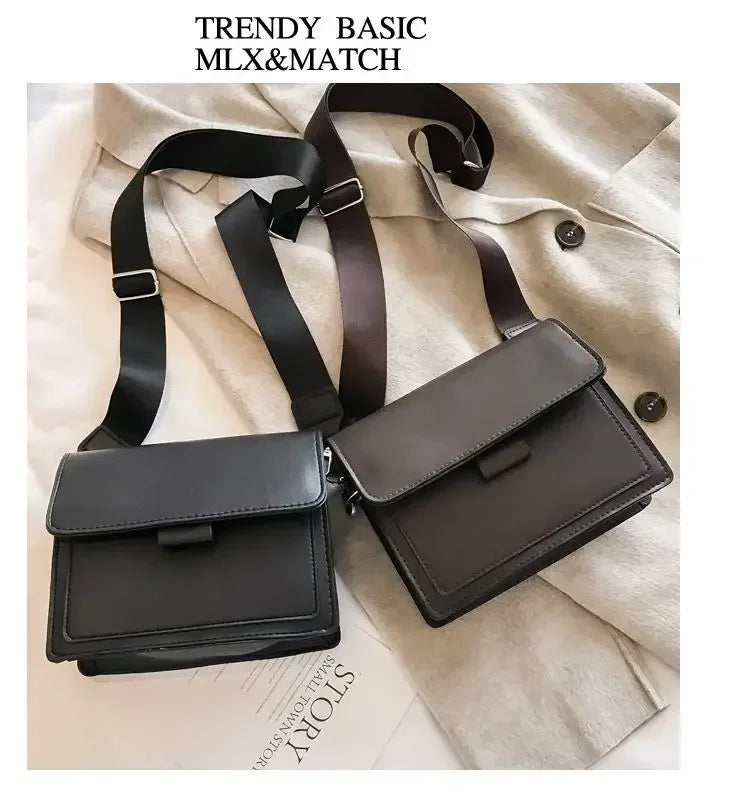 Fashion Damen Umhängetasche PU Leder Kleine Schulter-Messenger-Handtasche für Reisen