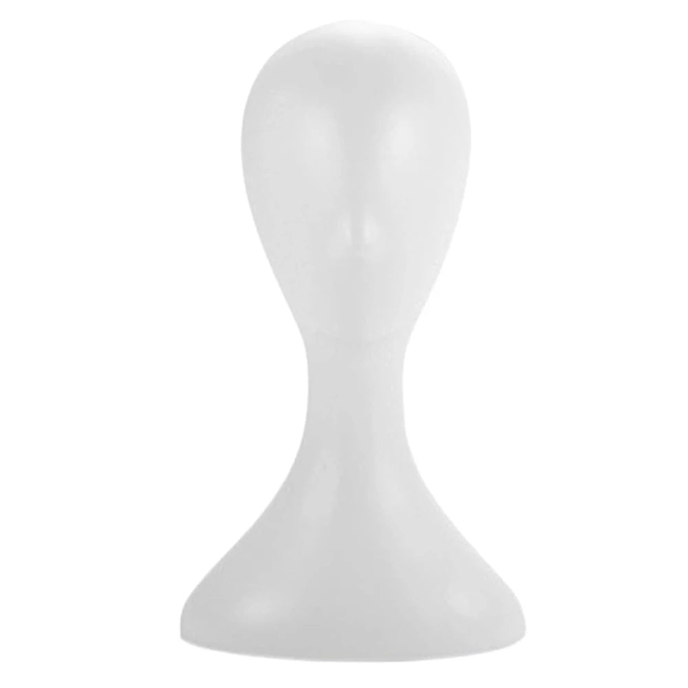 Tête de Mannequin Professionnel de 40 cm en Plastique, Torse de Modèle Féminin Réaliste et Durable pour Perruque, Chapeau, Masque, Coiffe, Bijoux