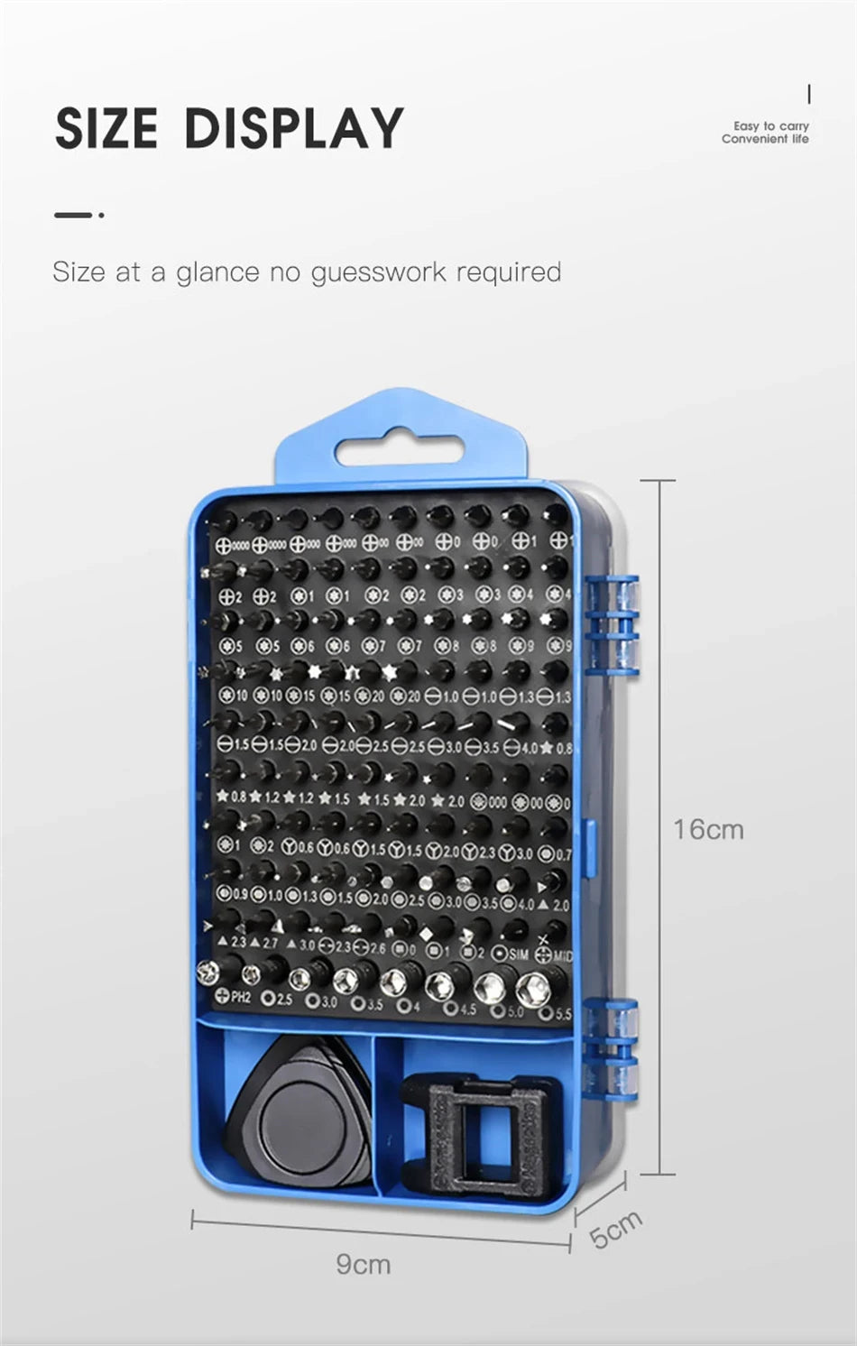 115/117 in 1 Precision Screwdriver Set Magnetic Torx Hex Screw Driver Bits Professional Repair Tool Kit for iPhone Xiaomi Mac PC - Shoppiline