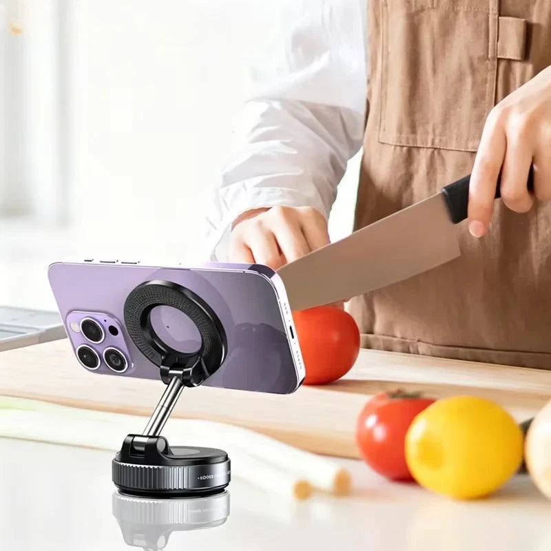 HOMEFISH K007 Magnetic Phone Holder｜Three-axis Rotation For Free Adjustment｜A Convenient Choice For Multiple Scenarios.