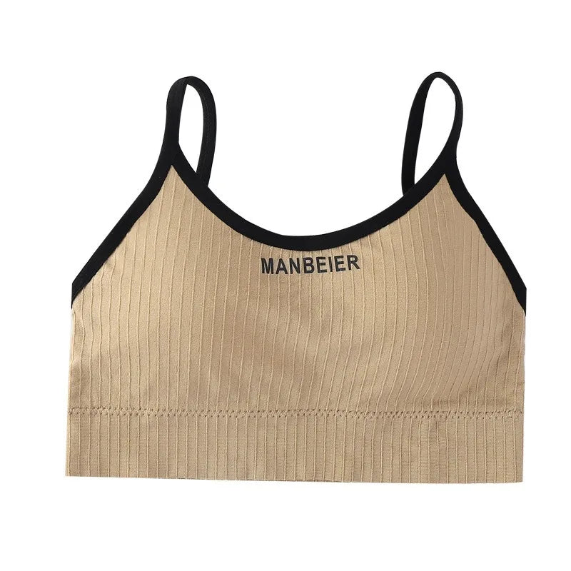 New Sports Bra for Women Gym Sexy Crop Top Bra Women Cotton Underwear Soft Comfort Tube Tops Female Brassiere Tops for Girls