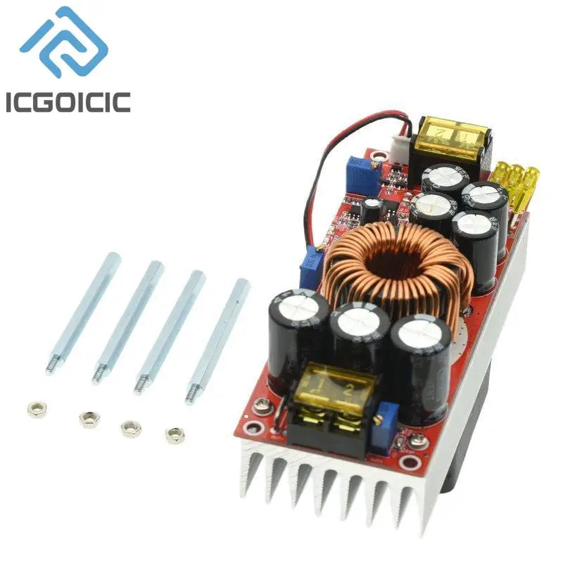1800W 40A DC-DC Boost Converter Step Up Power Supply Module 10-60V To 12-90V Adjustable Voltage Charger - Shoppiline