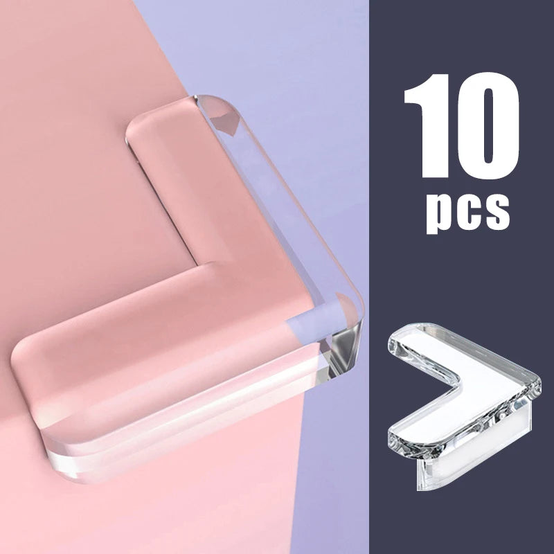 10PCS Clear Anti-collision Coffee Table Furniture Corner Protectors Children's Soft Corner Sheathing Living Room Home Decor