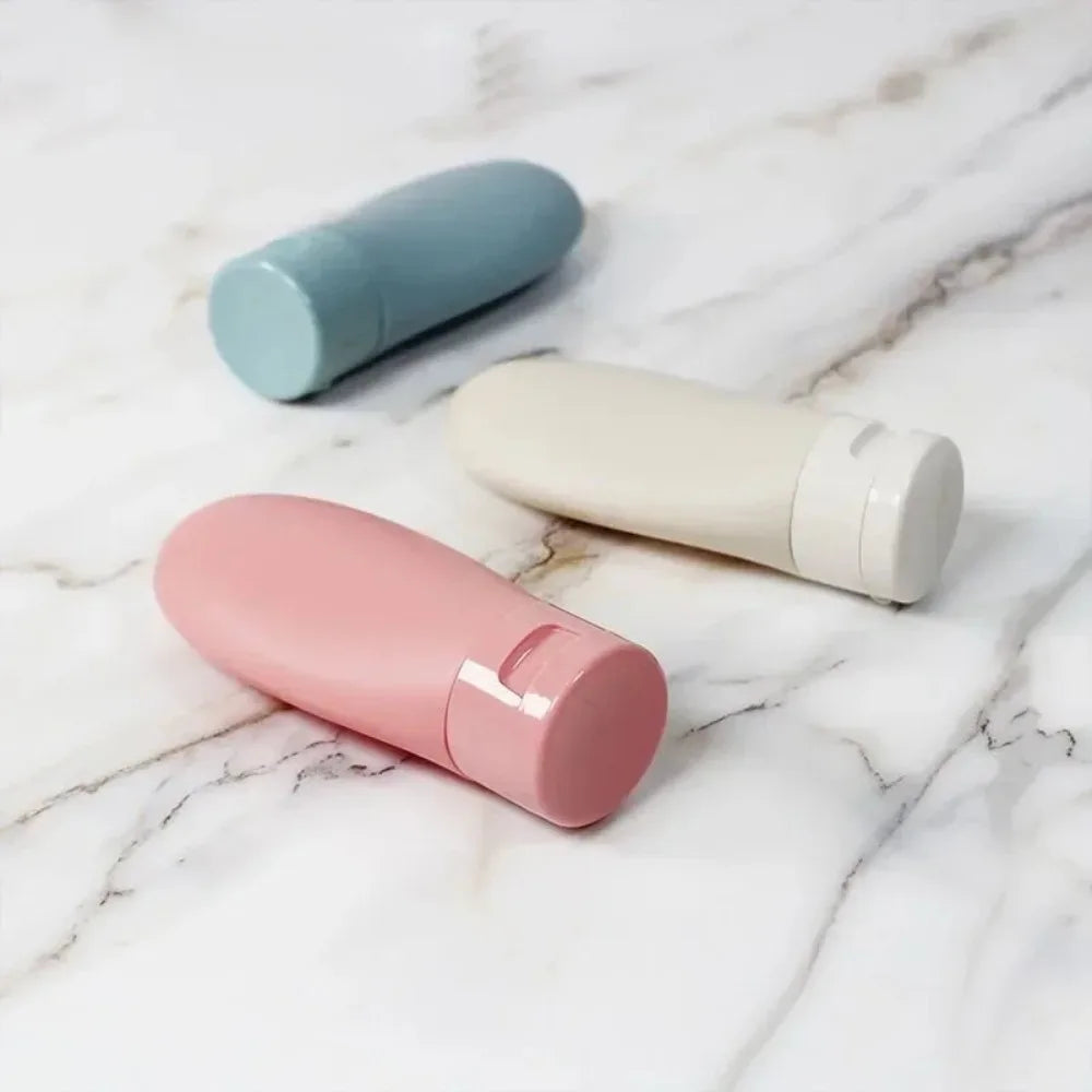 Refillable water bottle, soft silicone squeeze tube packaging empty bottle, wholesale supply