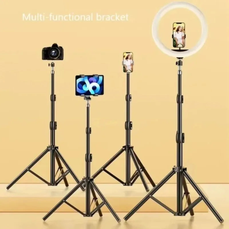Foldable 56cm-160cm Extendable Mobile phone live support photo tripod multi-functional video recording selfie landing tripod - Shoppiline