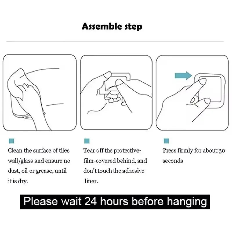 Stainless Steel Robe Hook Adhesive Wall Hook Towel Hook for Bathroom Kitchen Garage Heavy Duty Wall Mounted Kitchen Hardware