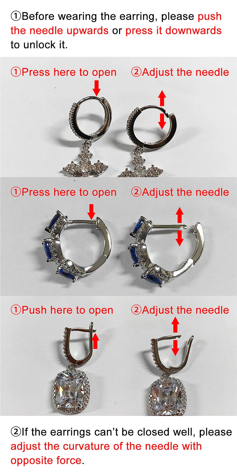 Huitan Korean Fashion Paved CZ Hoop Earrings for Women Metal Silver Color/Gold Color Simple Versatile Earrings Hot Jewelry