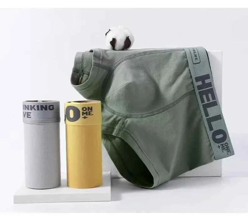 Men's Boxer Briefs Soft Comfortable Breathable Lightweight Daily Wear Male Underpants