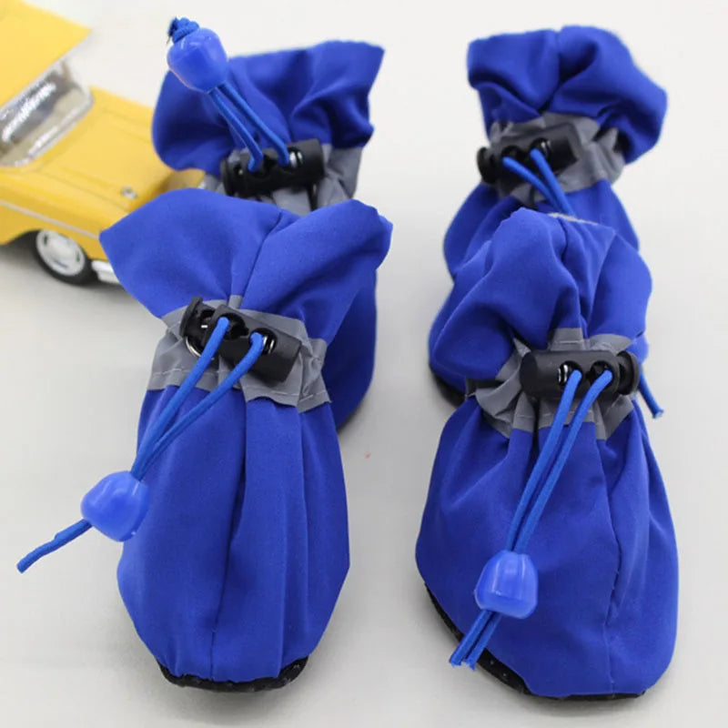 1PC Waterproof Soft Sole Rain Shoes Dog Foot Covers Ideal for Small to Medium Dogs Anti-Slip Protection for Paws