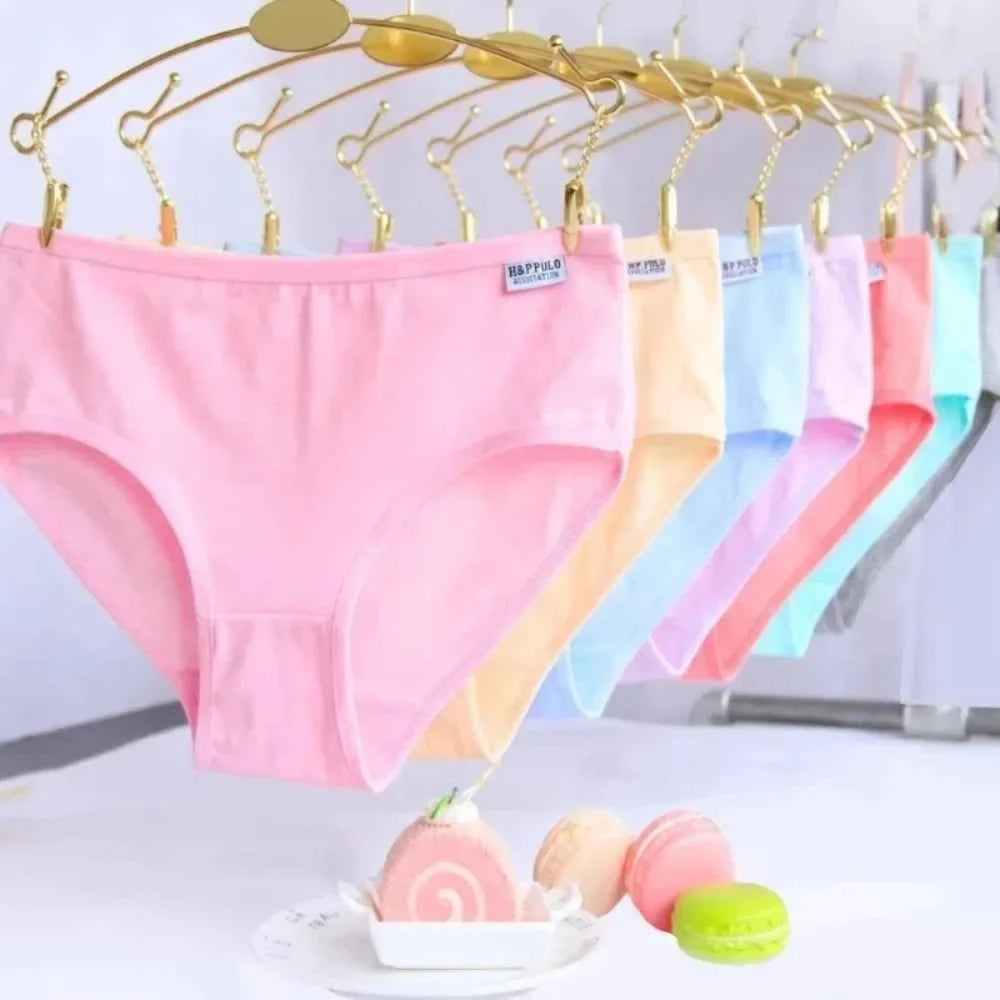 Women's 7 Pack Triangle Briefs - Soft Breathable Comfort Fit Solid Color Underwear, Daily Wear Underpants