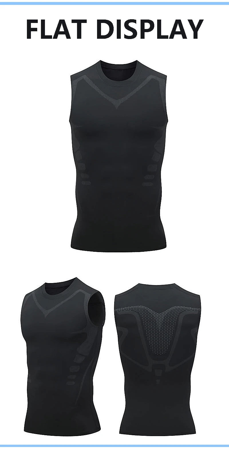 Herren Sci-Fi-bedrucktes schwarzes Tanktop, modisches und lässiges, schnelltrocknendes Herren-T-Shirt, elastisches Sport- und Fitness-Tanktop mit Rundhalsausschnitt