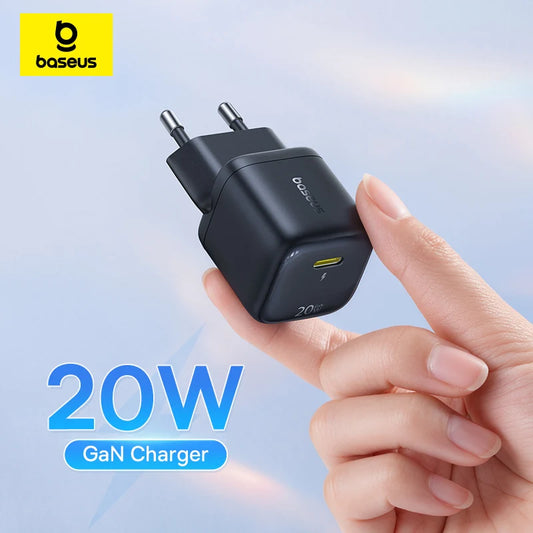 Baseus USB Type C Charger 20W Portable USB C Charger Support Type C PD Fast Charging For iPhone 15 14 13 12 Pro Max 11 X 8 Plus - Shoppiline