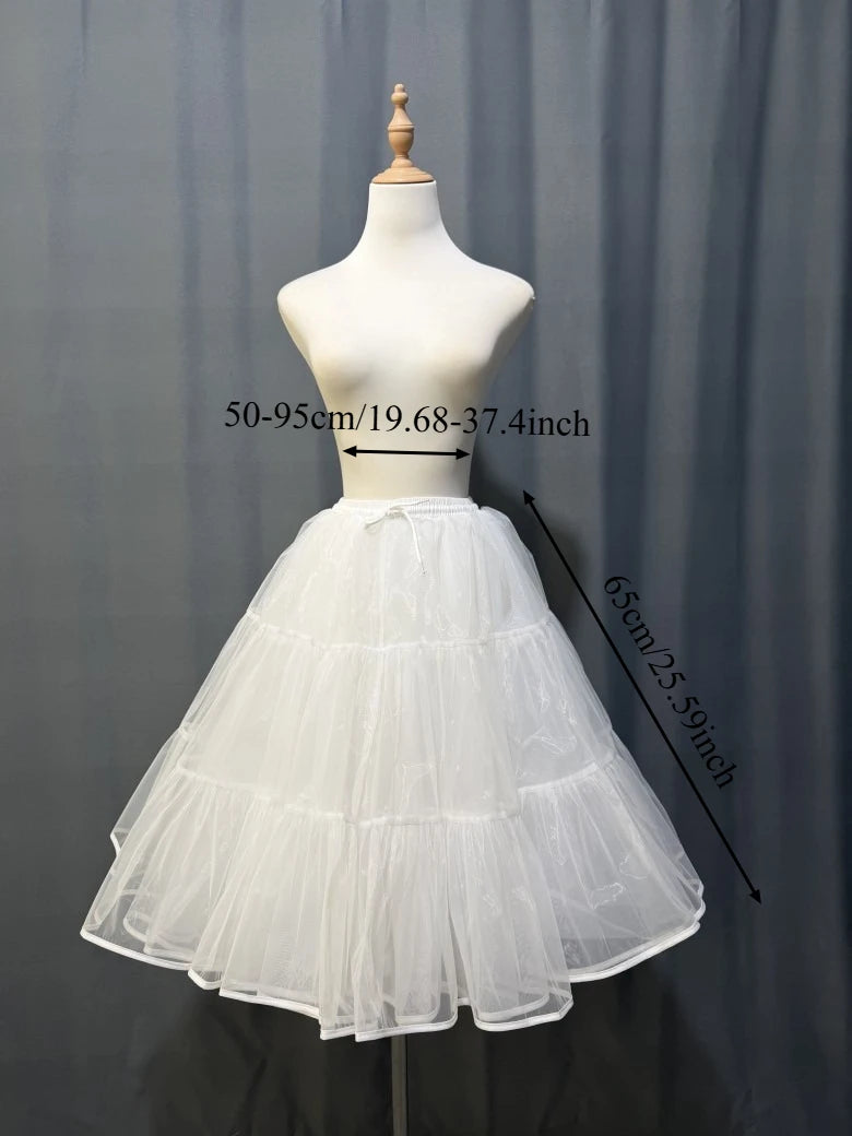 Lolita Super Stuffed Petticoat Boneless Violent Skirt Support Soft Yarn Short Duck Butt Korea Japan New