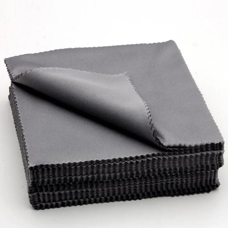 1/20/100/300 Stück/Packung Schwarzes Mikrofaser-Brillenputztuch 13*13cm Brillenreinigungstuch Brillenputzzubehör