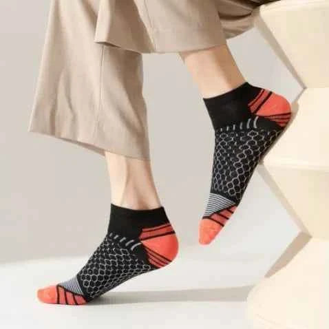 12Pairs High Qualit Athletic Socks Men's Ankle Socks Running Cyclling Waist Honeycomb Design And Firm Sports Leisure Socks Gifts