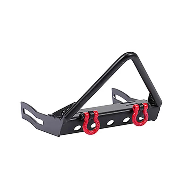 Metall RC Rock Crawler Auto Frontstoßstange Upgrade Teil für 1/10 Axial SCX10 Traxxas TRX4 D110 CC01 - Robustes Offroad Fahrzeugzubeh