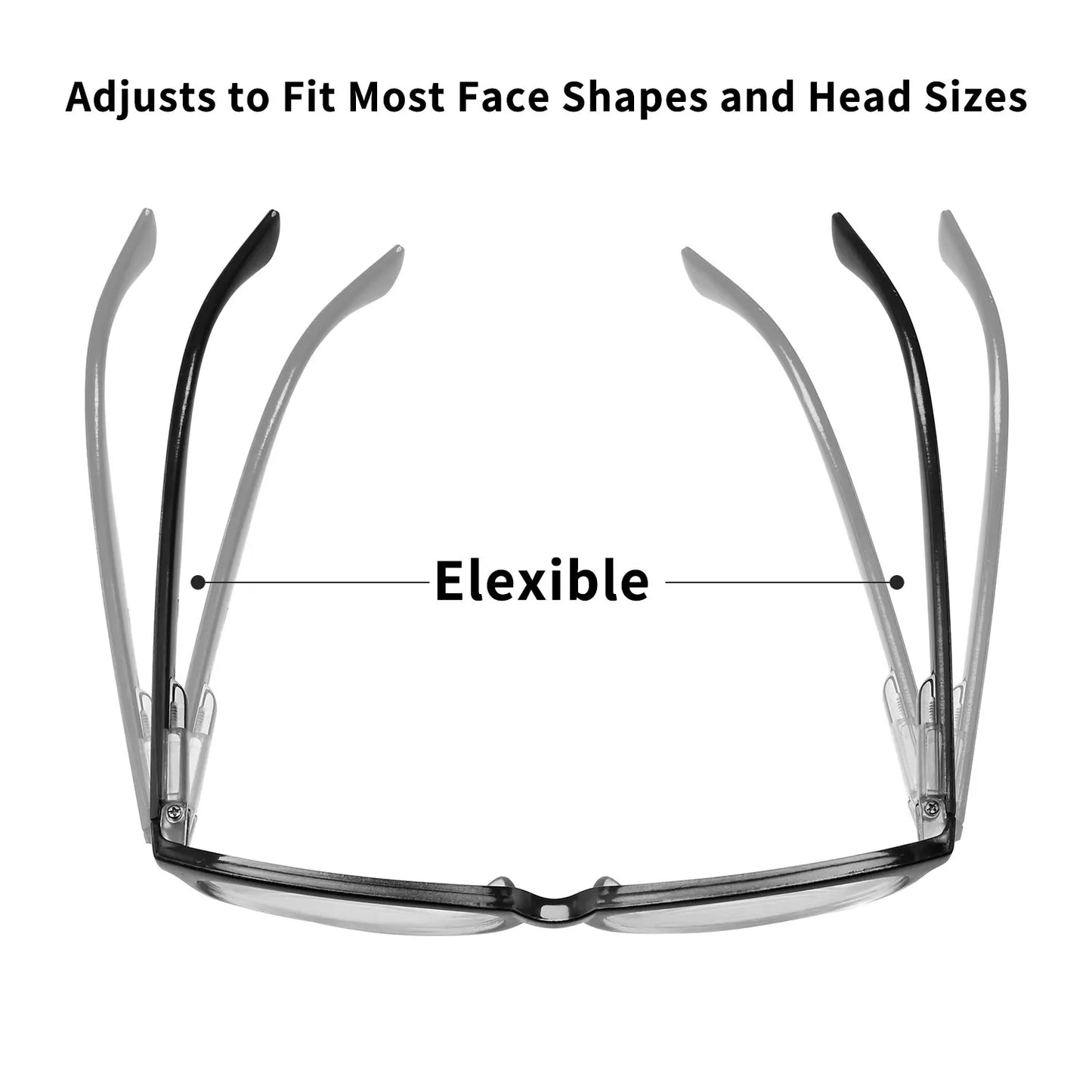 1/2/3/4/5PCS VOPHA Auto-Focus Reading Glasses Lightweight PC Frame, Unisex Design | Ideal for Computer Use & Perfect Gift Choice