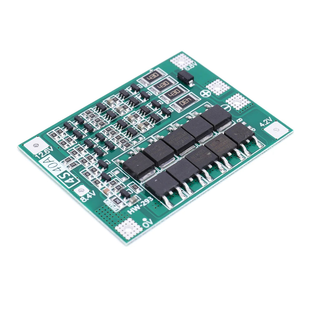 BMS 3S/4S 5A 10A 20A 25A 40A 60A Li-ion Lithium Battery Charger Protection Board 18650 For Drill Motor 12V with Enhance/Balance - Shoppiline