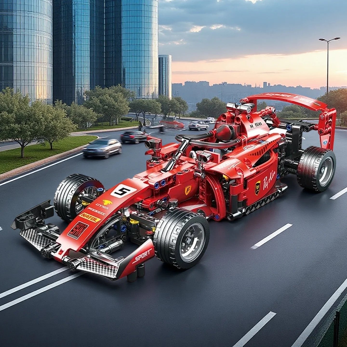 2025 Technical NEW F1 Racing Car Building Blocks Set MOC Model Kit DIY Assembly Bricks Creative Educational Toys For Children - Shoppiline