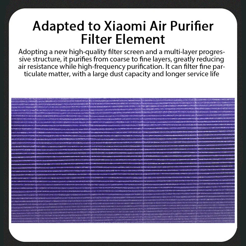 HOMEFISH Air Filter For Xiaomi Air Purifier Pro/1/2/3/2H/2C/2S/3H/3C Filter Carbon Haze Anti Bacteria Formaldehyde Air Purifier - Shoppiline