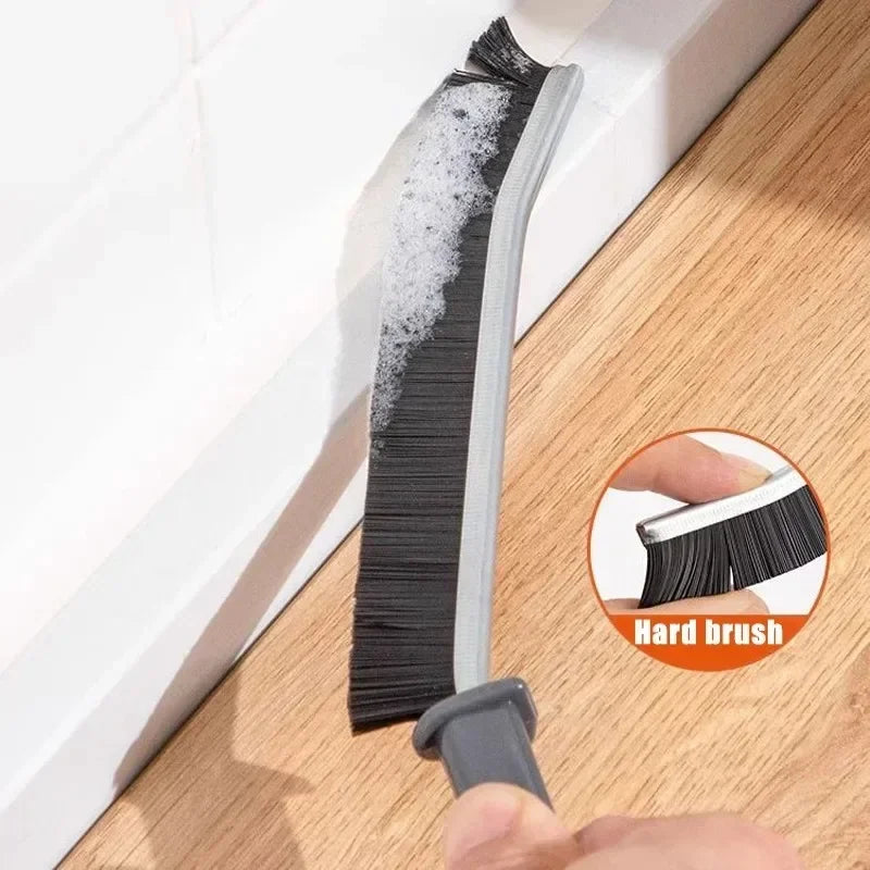 Hartborsten-Fugenreinigungsbürste für feine Ritzen, Ecken, Spalten, Fensterreinigungswerkzeuge, Küchen-, Bad-, Heim-Fliesenbürste
