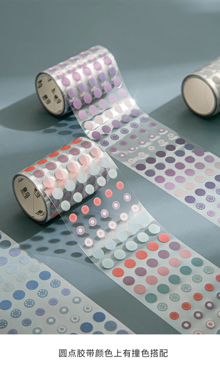 60mm*3m Dot Washi Tape for Diary Scrapbooking DIY Deco Junk Journal Creative Stationery School Supplies Masking Tapes