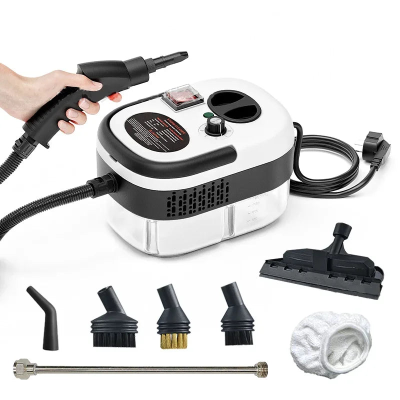 High And Temperature Handheld Steam Cleaners Air Conditioner Kitchen Hood Car Steam Clean Machine Floor and More Cleaning - Shoppiline