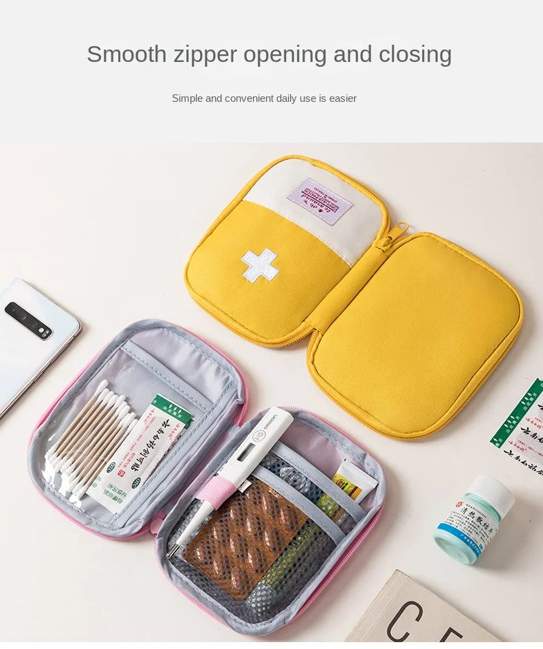 3-teiliges Set, tragbare medizinische Aufbewahrungstasche, Camping-Notfall-Erste-Hilfe-Set-Organizer, Reise-Tasche für Zuhause und Outdoor