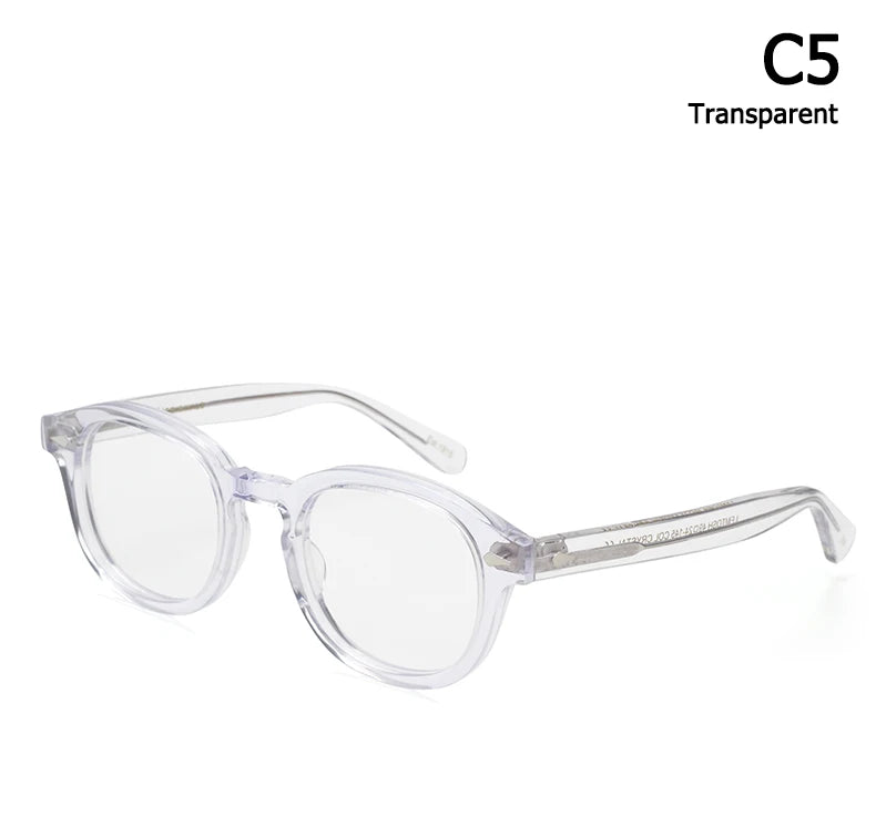 Johnny Depp Lemtosh Eyeglasses Frame Men Optical Glasses Women Computer Goggles Clear Lens Luxury Brand Vintage Acetate Frame