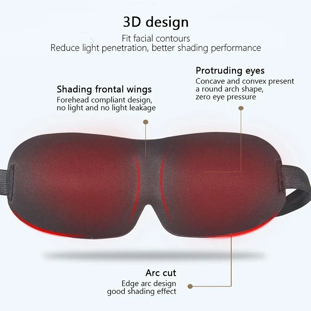 3D Shaped Sleep facial mask for Men and Women Eye Mask Sleep Comfort Eye Mask