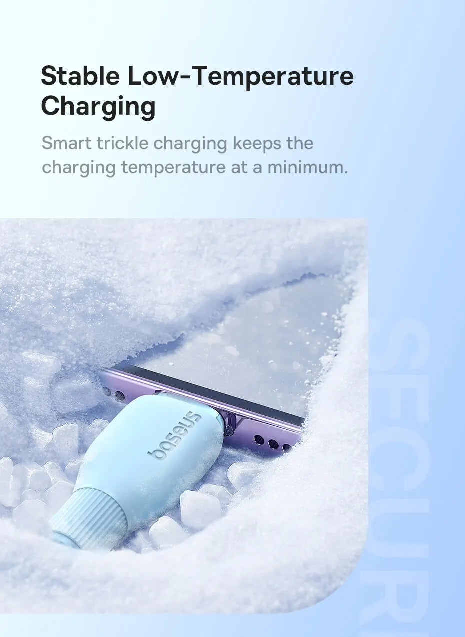 Baseus TPE 20W USB C Cable For IPhone 14 13 12 11 Pro Max XS Fast Charging Cable Type C To Lighting Date Wire For iPad Macbook