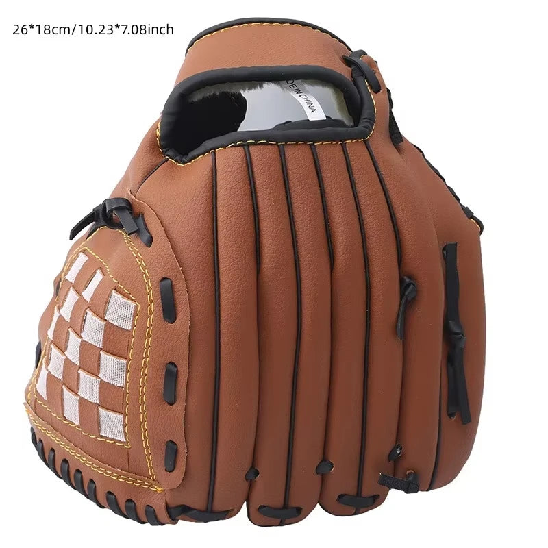 Outdoor camping sport Baseball Gloves Softball Practice Equipment Size 9.5 Left Hand For Kids/Adults Man Woman Training - Shoppiline