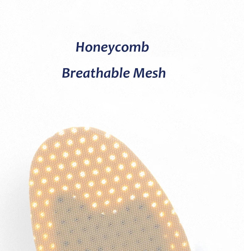 3 Paar Memory Foam Orthopädische Einlegesohlen für Schuhe Sohlenpolster Mesh Deodorant Atmungsaktive Turnschuhe Laufkissen für Herren Damen
