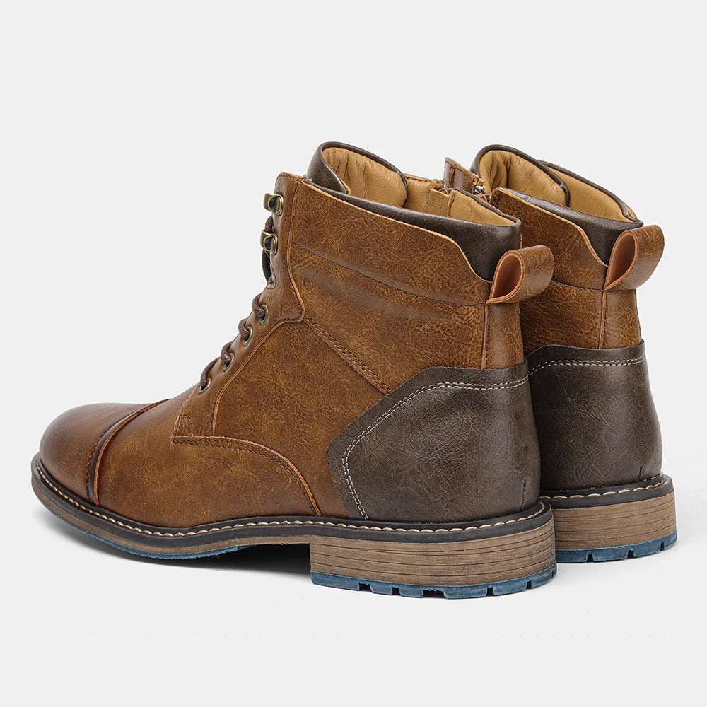Size 7-13 Ankle Boots For Men Men's Leather boots Brand Boot for men #AL605