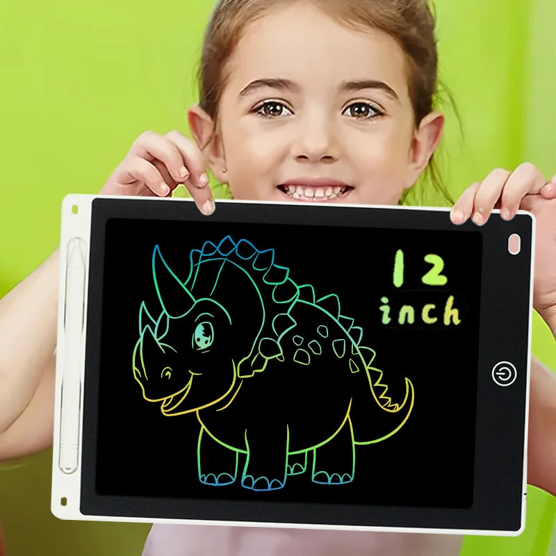 RSP 12 Inch LCD Drawing Board Electronic Writing Tablet Colorful Screen Doodle Board Educational toy For 3-8 Kids Birthday Gifts