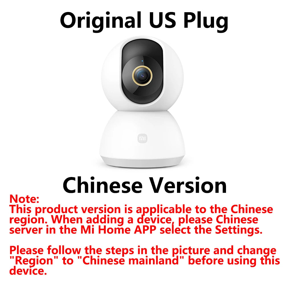 Original Xiaomi Smart Camera 2K 1296P HD 360° Angle Indoor Baby Security Monitor WIFI Night Webcam Video IP Camera Mi Smart Home - Shoppiline