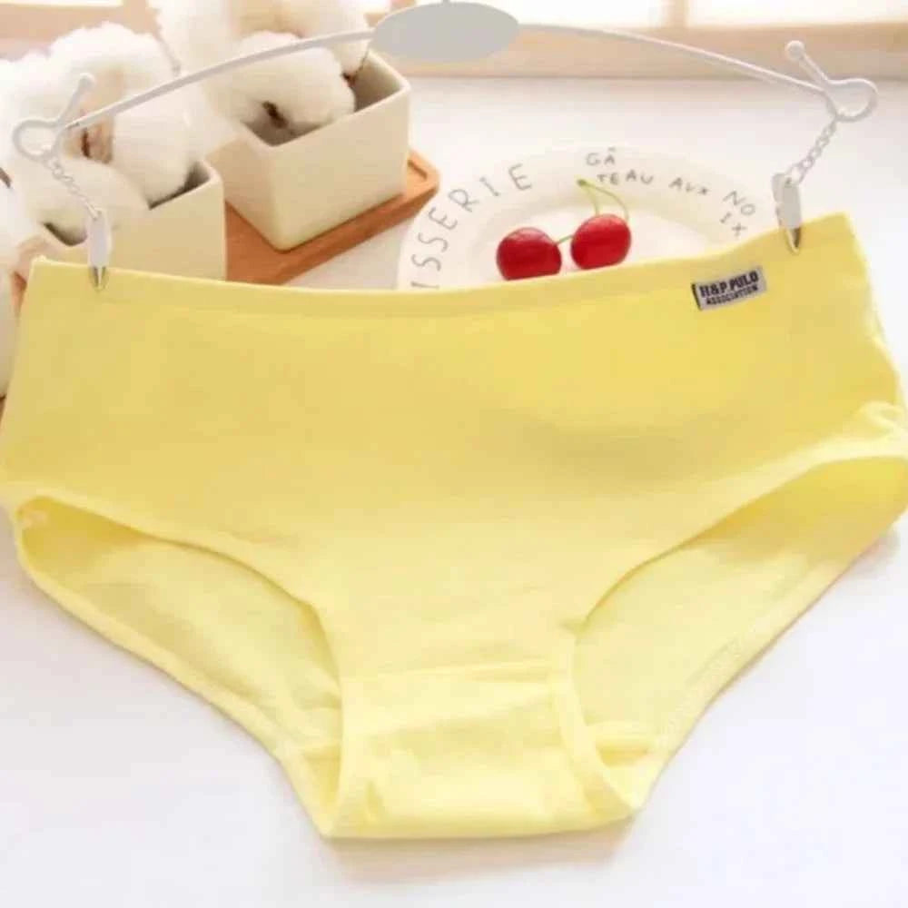 Women's 7 Pack Triangle Briefs - Soft Breathable Comfort Fit Solid Color Underwear, Daily Wear Underpants