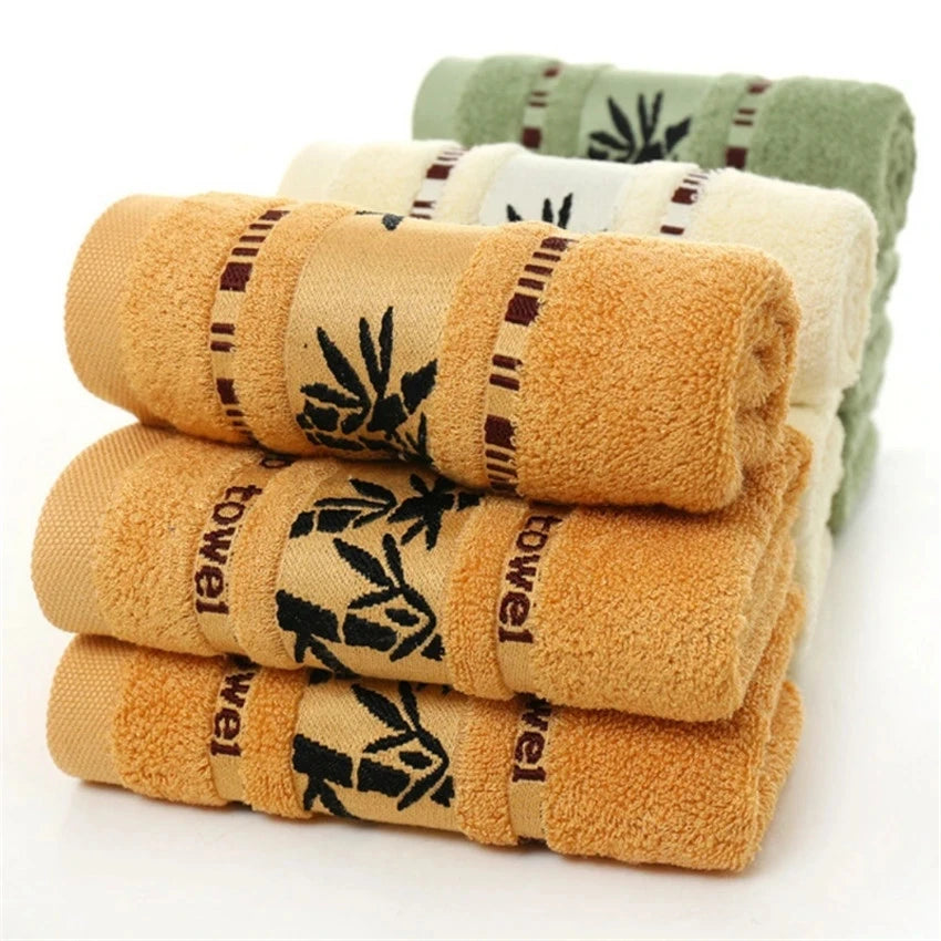 Set of 1/4/6 Bamboo Fiber Towels Sets Home Bath Towels Adults Face Towel Thick Absorbent Luxury Bathroom Towels Toalha De Praia - Shoppiline