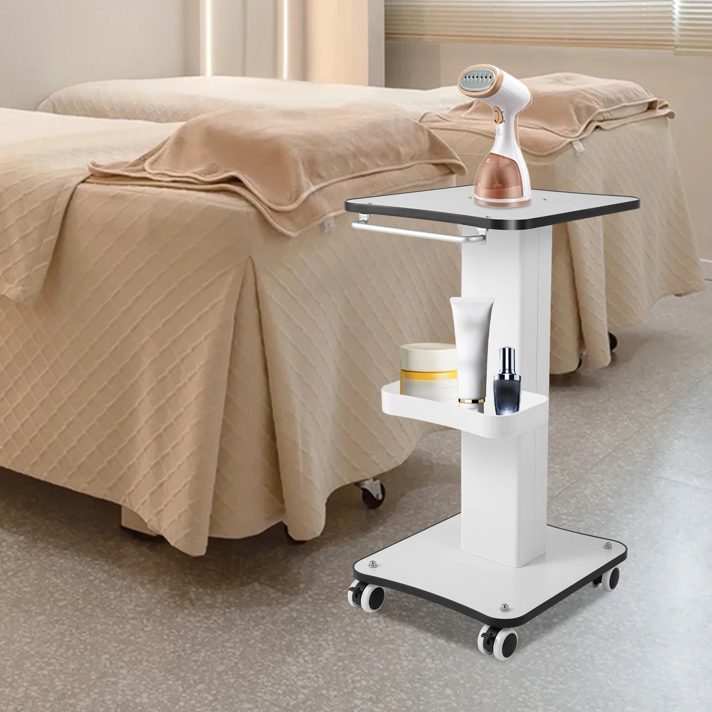 Salon Trolley Stand Beauty Instrument Beauty Auxiliary Trolley Organizer Cart With Wheel Spa Cart Equipment