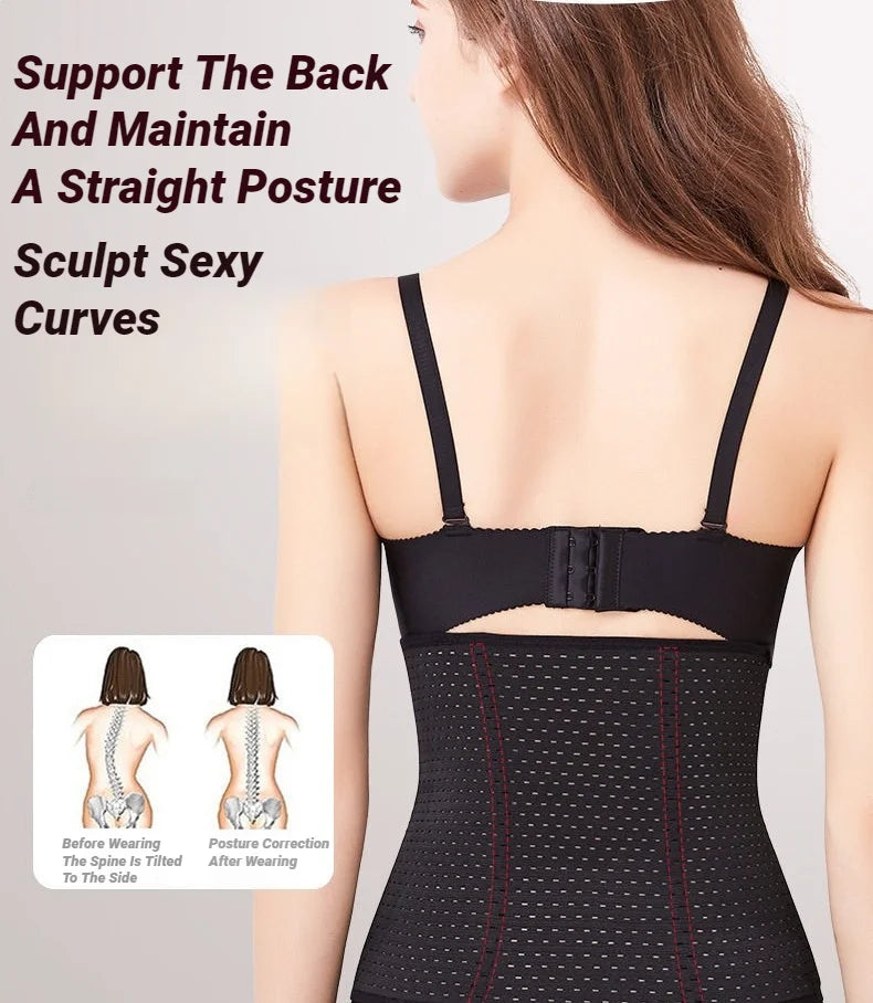 Postpartum Corset Women Body Shapewear Black Belly Band Tummy Slimming Shaping Shaper Flat Belly