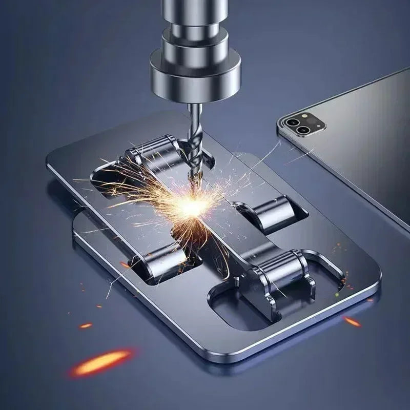 Mode Universal Faltbar Schreibtisch Handyhalterung Ständer für iPhone 12-17 Handyhalter Tablet Desktop Metallhalter