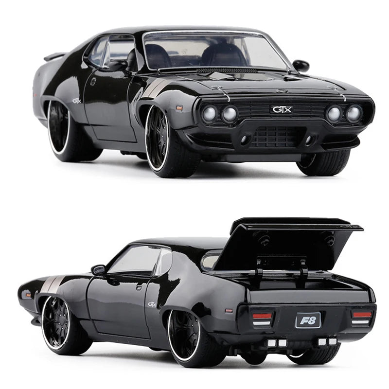 JADA 1:24 PLYMOUTH GTX Alloy Car Diecasts & Spielzeugfahrzeuge Automodell Miniaturmaßstab Modellauto Für Kinder
