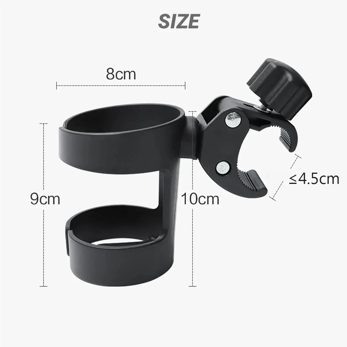 Baby Stroller Cup Holder Children Bicycle Bottle Rack Infant Feeding Bottle Beverage Cup Universal Holder Stroller Accessories