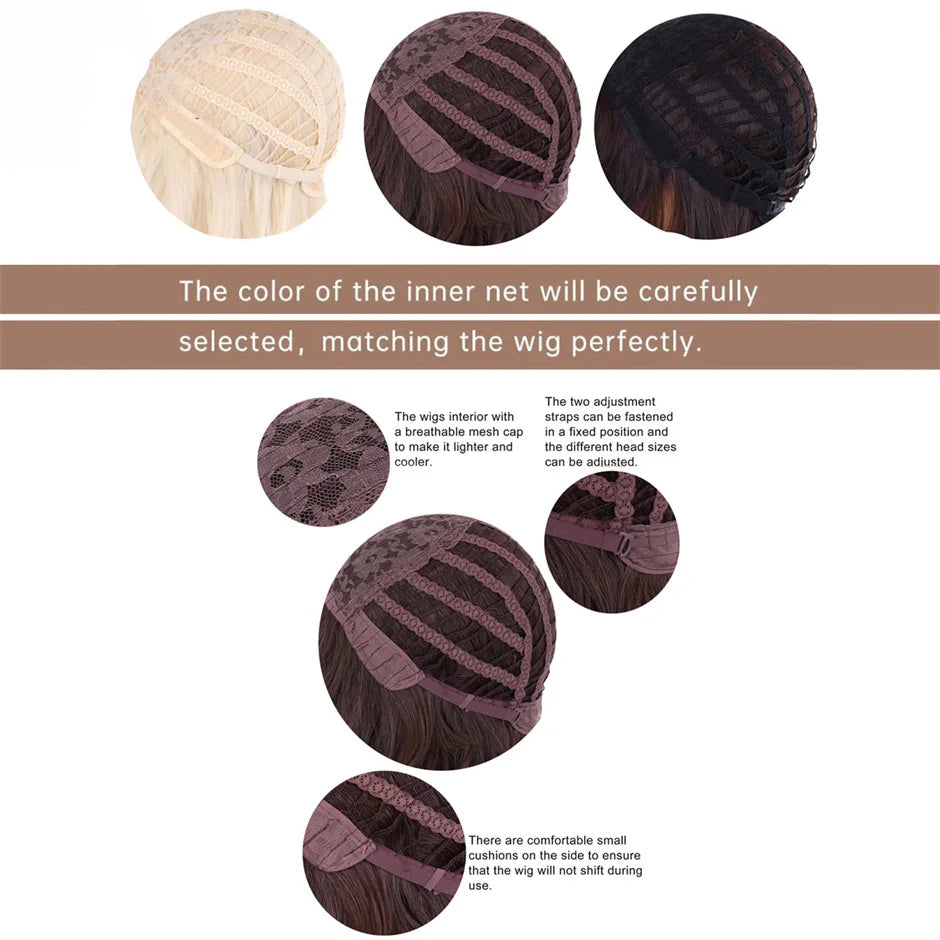 Long Body Wave Ombre Black Pink Cosplay Wigs Heat Resistant Synthetic Wigs Middle Part Natural Lolita Wigs For Women