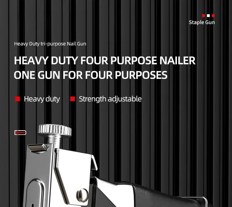 Manual Nailing Gun Light duty Home Use Code Nailing Gun Air Nail Woodworking Special Direct Staple Book Carpentry Tools U/T/N - Shoppiline