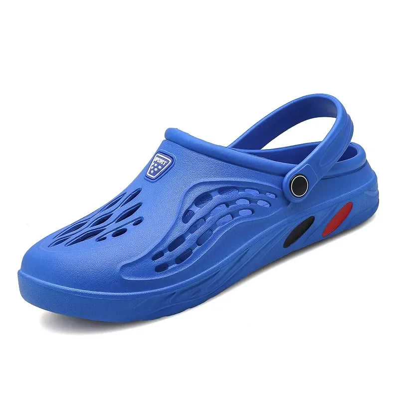 YRZL Mens Slippers Unisex Soft Non-slip Wear-resistant Casual Mens Sandals Comfortable Slip on Beach Shoes Outdoor Slippers Man