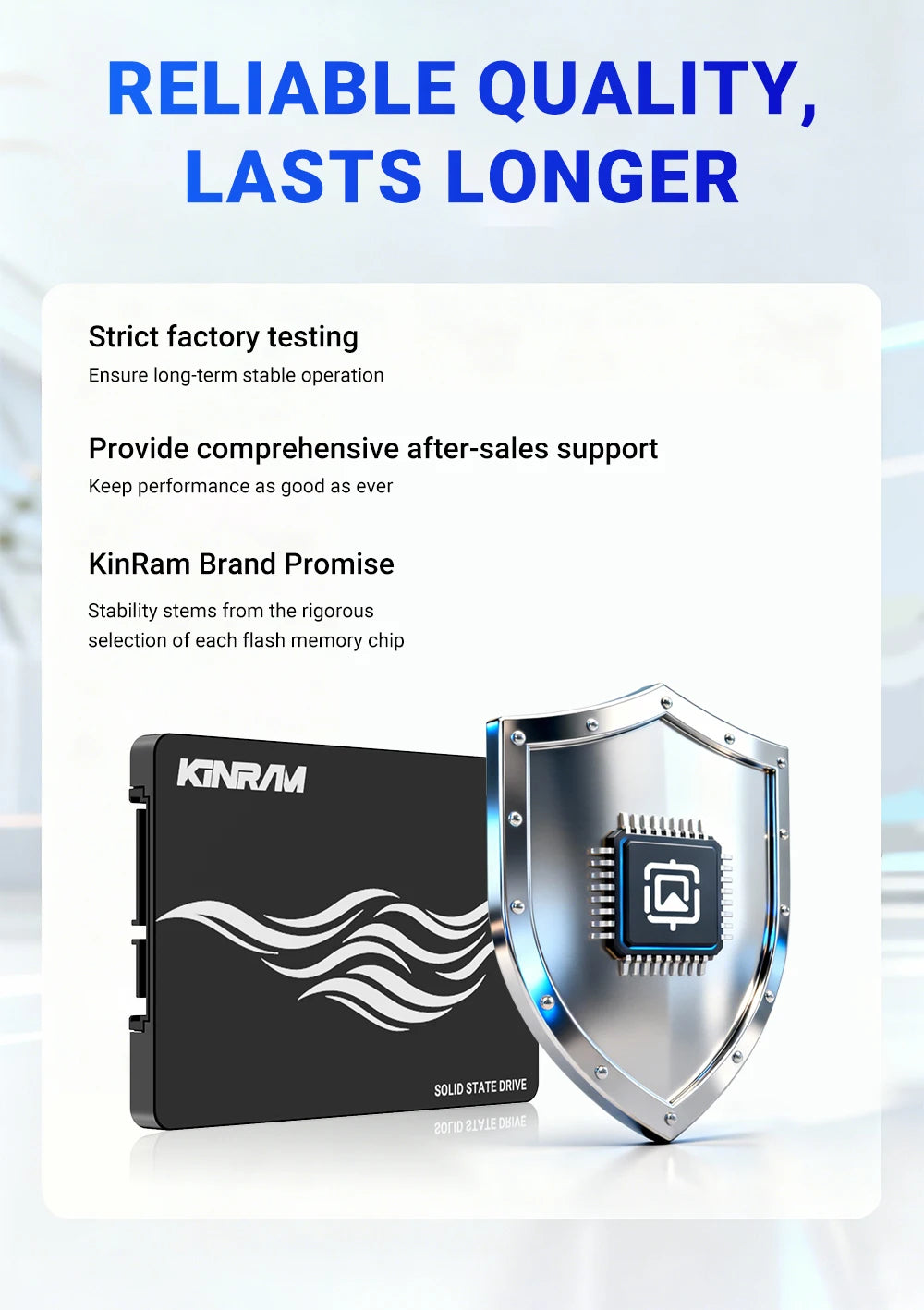 KinRam 256GB SSD 512GB 64GB 2.5 SATA 3 PC Desktop Hard Disk 120GB 128GB 240GB HDD Internal SATA3 Solid State Drive For Laptop