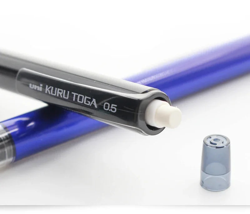 Janpan UNI Kuru Toga Mechanical Pencil M5-452 Drawing Pencil 0.5mm Low Center of Gravity Automatic Rotation School Supplies